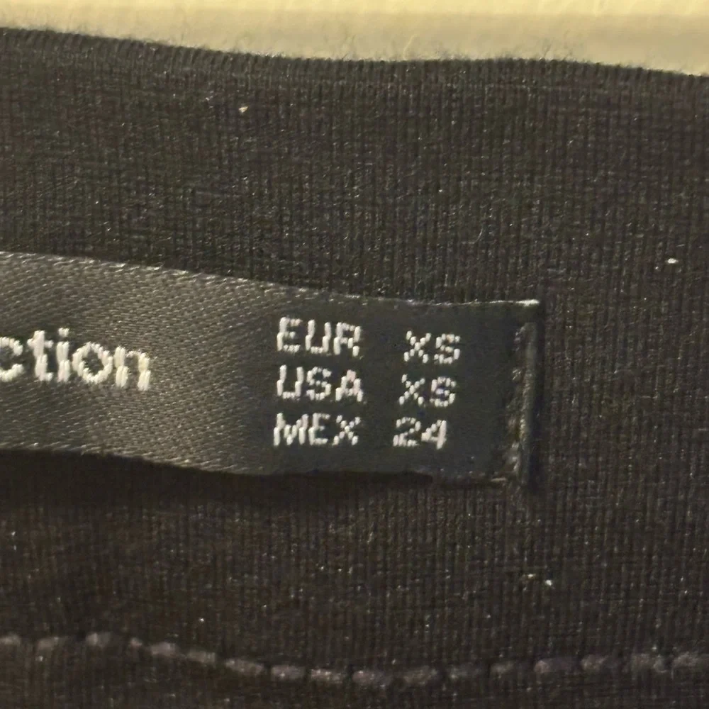 Zara Black Trousers with Unique Stitching